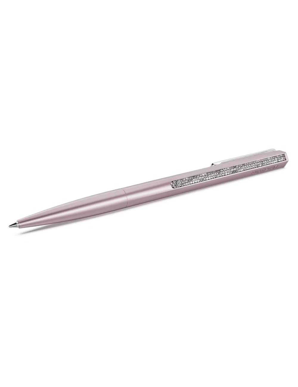 Penna Swarovski Laccato Rosa Lucido con Cristalli