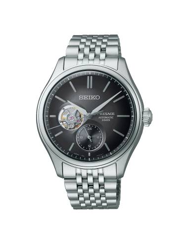 Orologio Seiko Presage Classic Automatico con Movimento a Vista e Quadrante Antracite