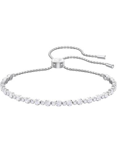 Bracciale Swarovski Subtle Trilogy con Pietre Bianche e Chiusura Scorrevole