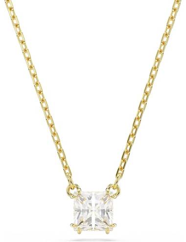 Collana Swarovski Stilla con pendente Quadrato e Lega Placcata Oro Giallo