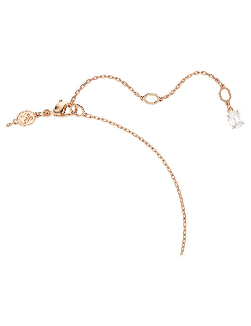 Collana Swarovski Stilla con pendente Quadrato con Lega Rose