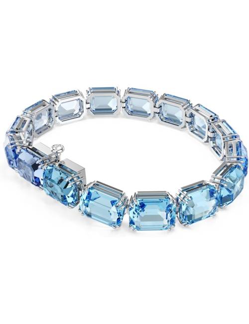 Bracciale Swarovski Millenia con Pietre Ottagonali Azzurre