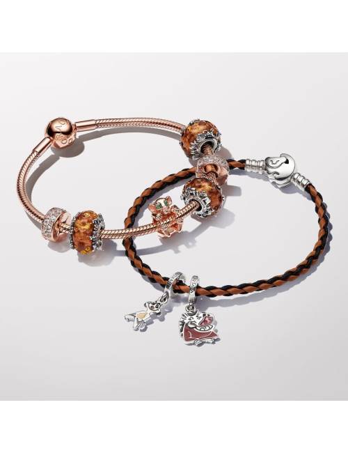 Pandora Disney, Il Re Leone, Bracciale in Pelle "Ricordati chi sei"