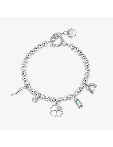 Brosway Bracciale Chakra Simboli con Elefante e Quadrifoglio