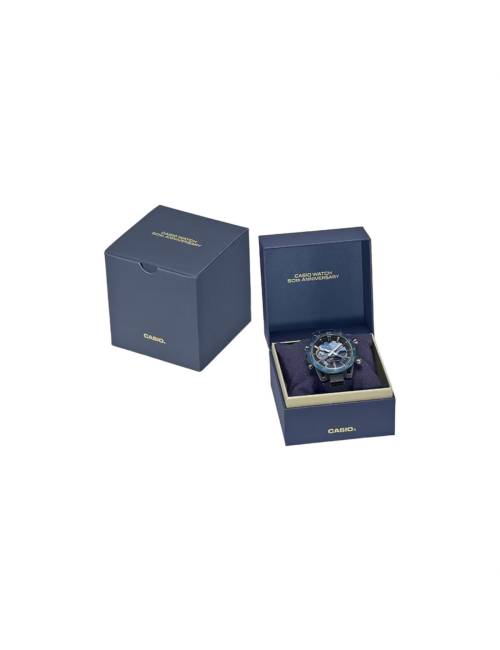 Orologio Casio Edifice Sospensione 50° Anniversario con Cinturino in Alcantara