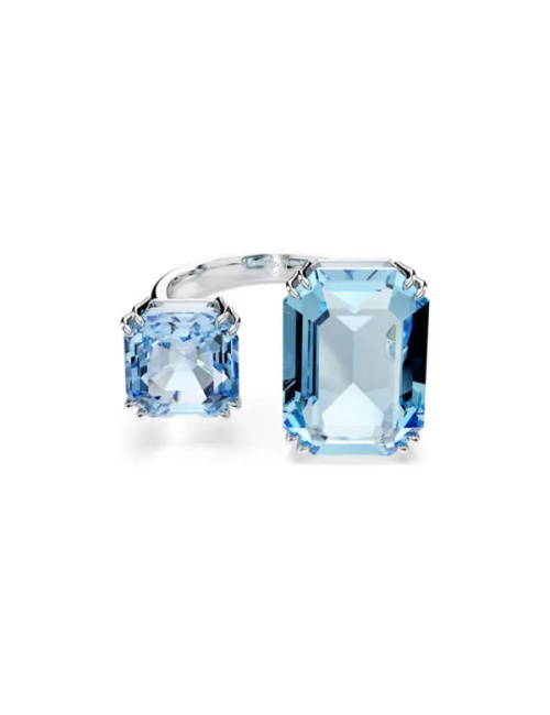 Anello Swarovski Millenia Taglio Ottagonale Blu