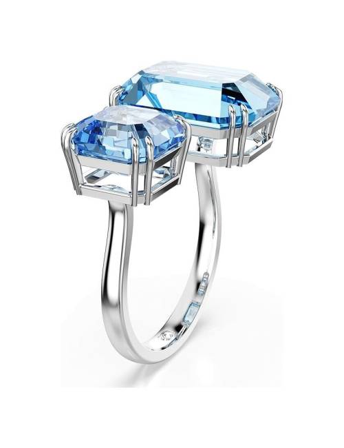 Anello Swarovski Millenia Taglio Ottagonale Blu