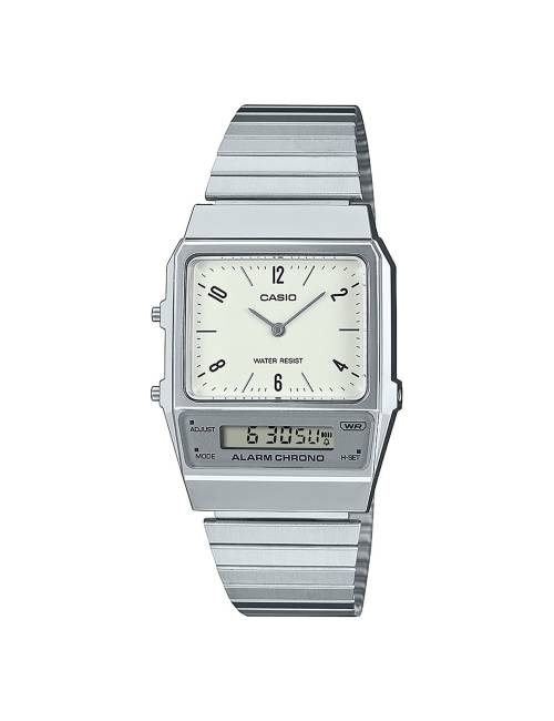 Orologio Casio Serie AQ-800 con Quadrante Bianco