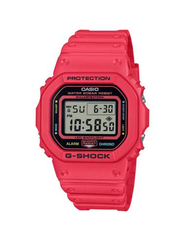 Orologio G-Shock Origin Serie DW-5600 Rosso Vivace