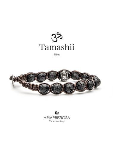 Bracciale Tamashii® Originale con Ruota della Preghiera Lava