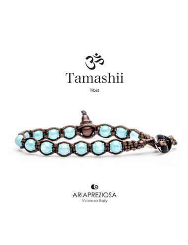 Bracciale Tamashii® originale con Giada verde acqua