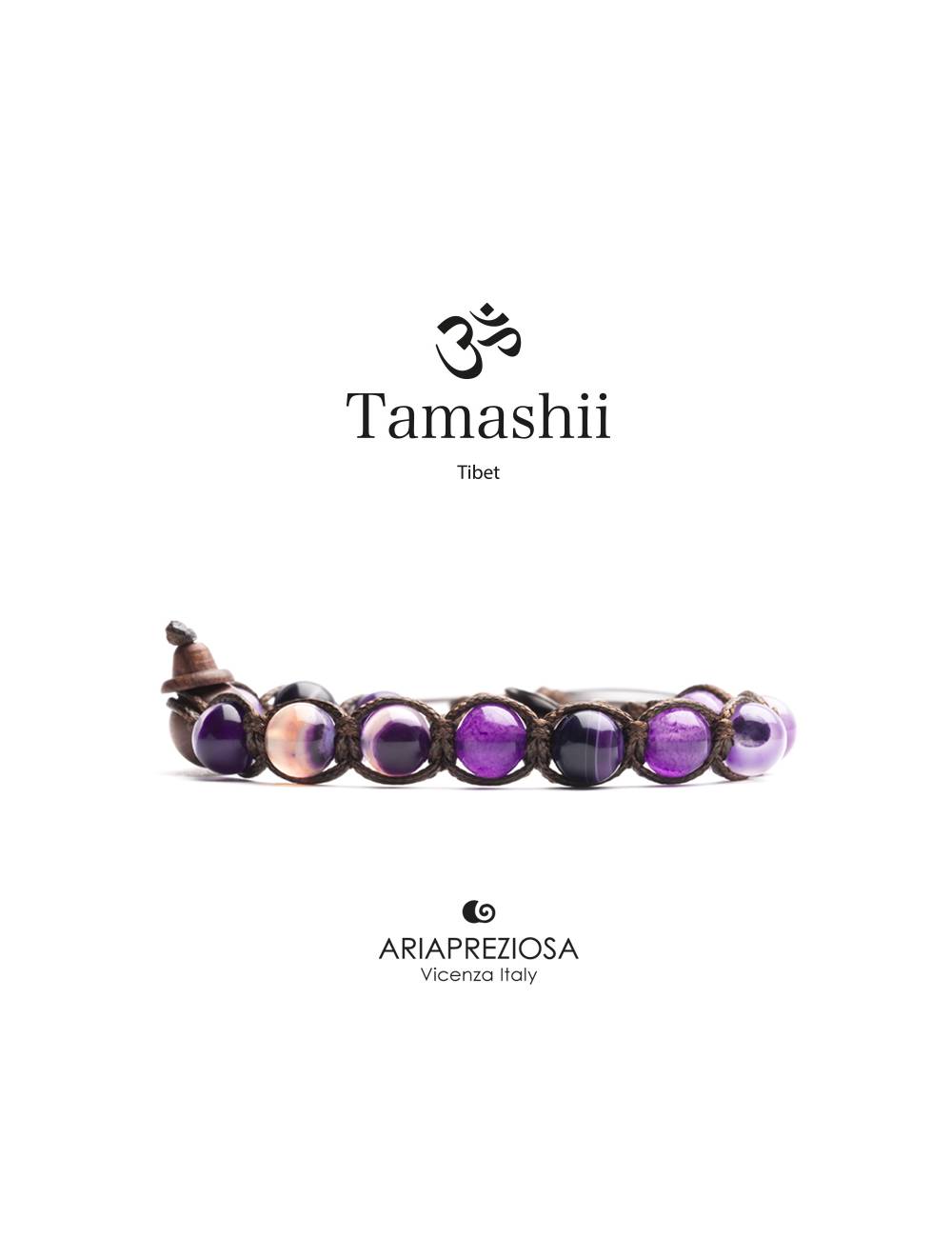 Bracciale Tamashii® Originale Agata Viola Striata