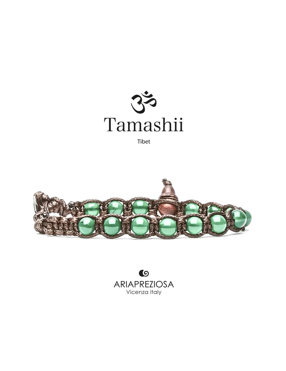 Bracciale Tamashii® Originale Agata Verde (6mm)