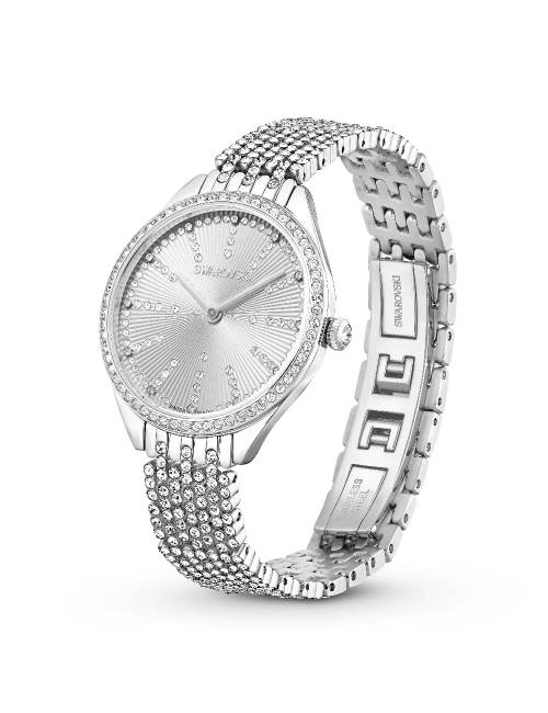 Swarovski Orologio Attract Full Pavè Argentato