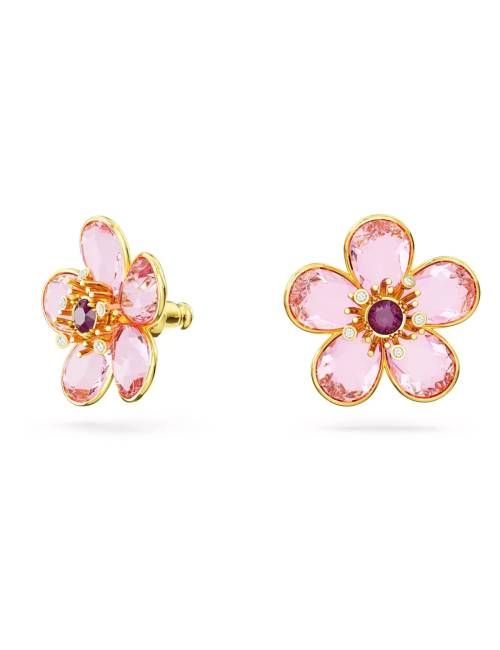 Swarovski Orecchini a lobo Idyllia Fiore, Rosa