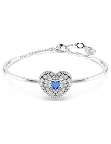 Swarovski Bracciale rigido Idyllia Cuore Blu