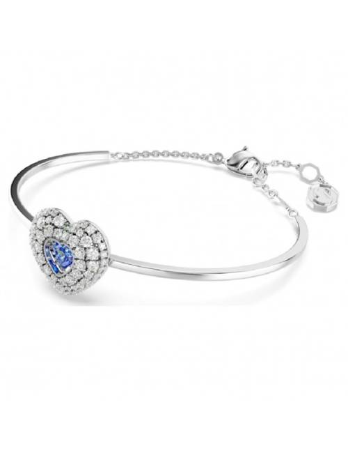 Swarovski Bracciale rigido Idyllia Cuore Blu