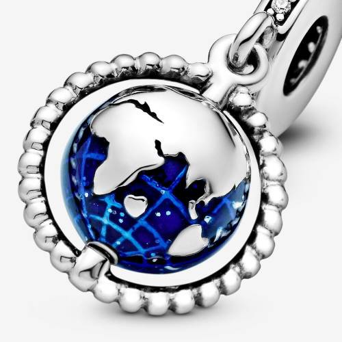 Charm Pandora Pendente Globo Girevole