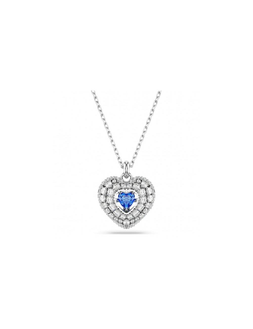 Swarovski Pendente Idyllia Cuore Blu