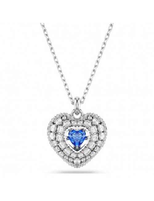 Swarovski Pendente Idyllia Cuore Blu