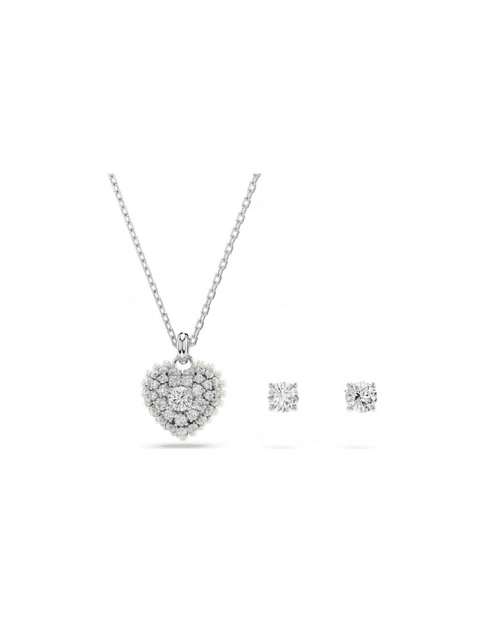 Swarovski Set Idyllia Cuore Collana più Orecchini