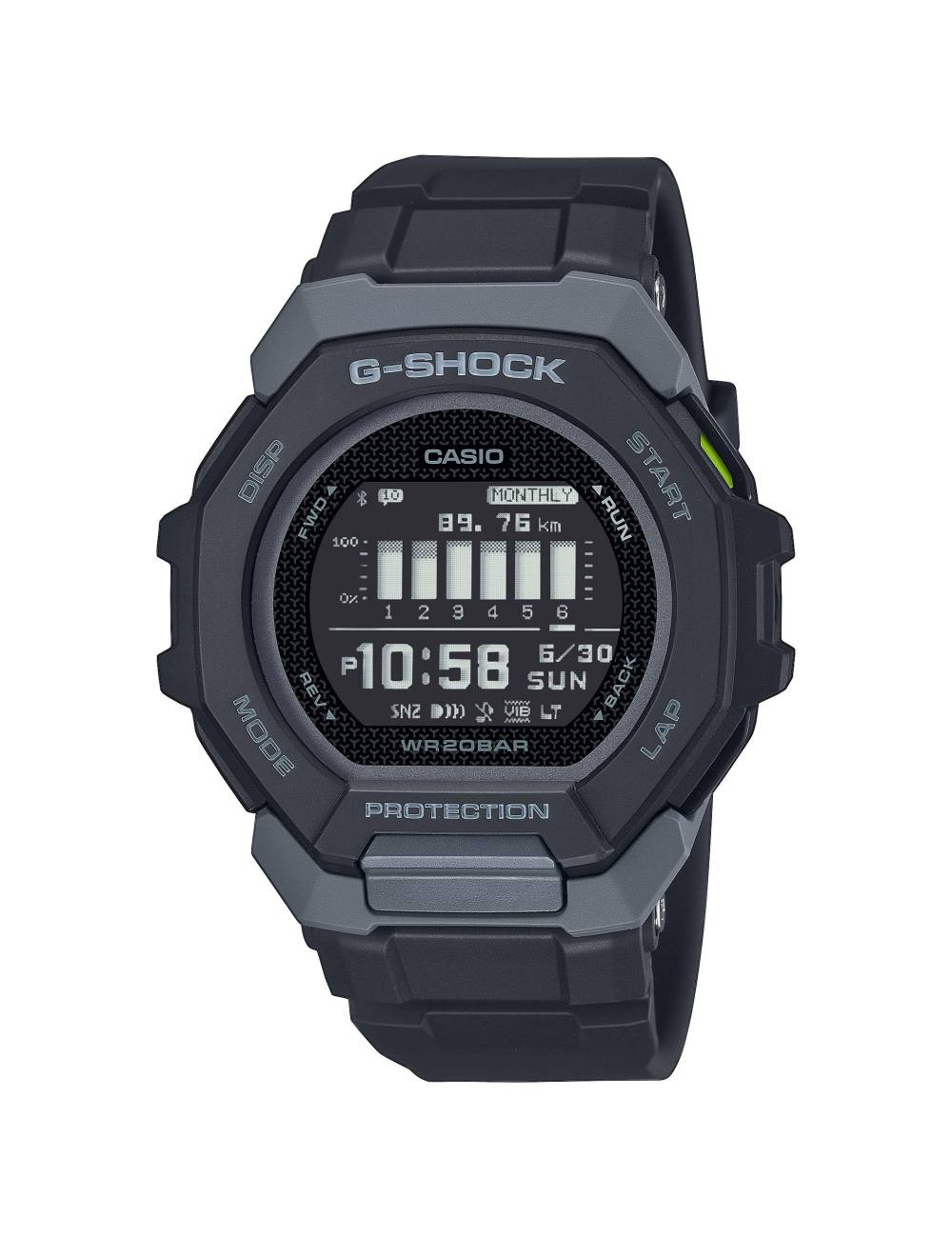 Orologio G-Shock da Uomo Serie GBD-300 G Squad Nero con Bluetooth