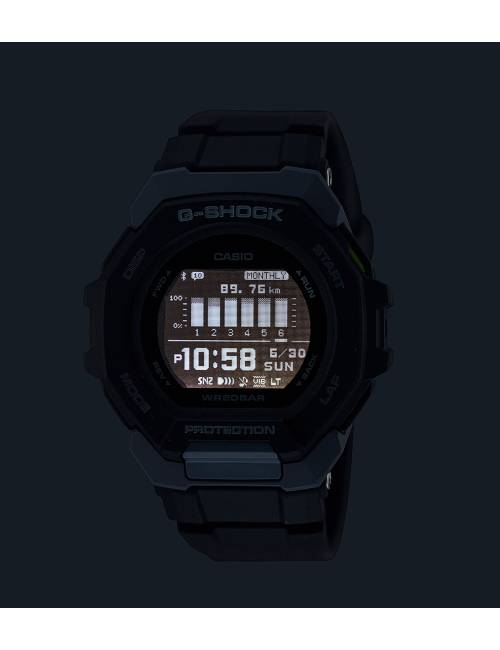 Orologio G-Shock da Uomo Serie GBD-300 G Squad Nero con Bluetooth