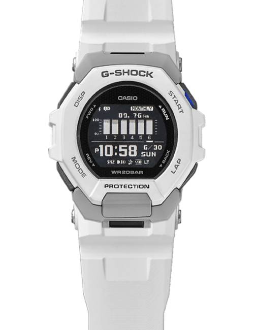 Orologio G-Shock G Squad Serie GBD-300 Bianco con Bluetooth