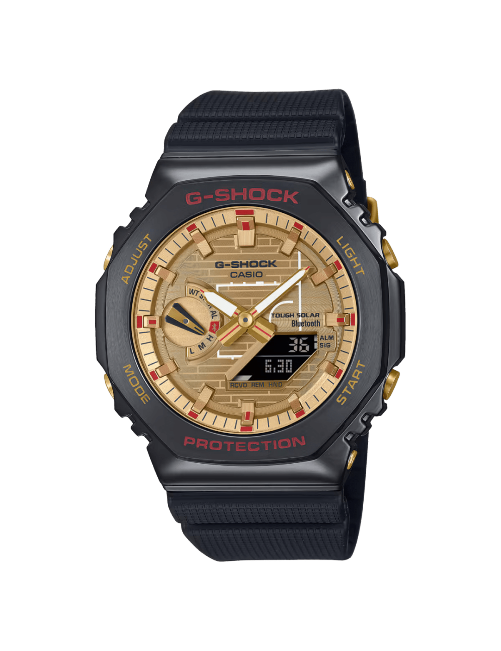 Orologio G-Shock Limited Edition Rui Hachimura Nero con Quadrante Dorato