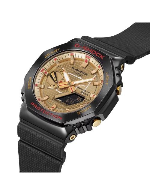 Orologio G-Shock Limited Edition Rui Hachimura Nero con Quadrante Dorato