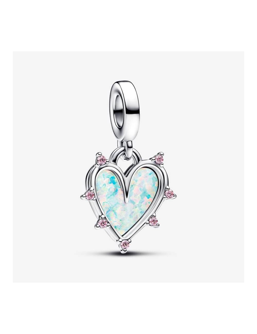 Pandora Charm Pendente Cuore dell'Amicizia Opale