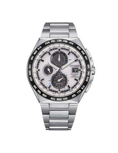 Orologio Citizen H800 Radiocontrollato Super Titanium Bianco