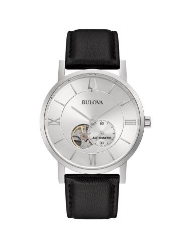 Orologio Bulova da Uomo Clipper Automatico con Quadrante Silver con Cinturino in Pelle