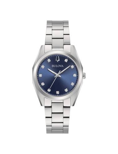 OROLOGIO BULOVA DA DONNA SURVEYOR CON QUADRANTE BLU E DIAMANTI