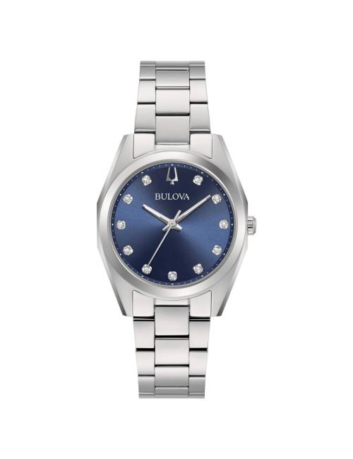 OROLOGIO BULOVA DA DONNA SURVEYOR CON QUADRANTE BLU E DIAMANTI