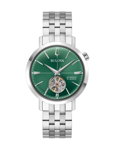 OROLOGIO BULOVA AEROJET CON QUADRANTE VERDE AUTOMATICO 38 MM