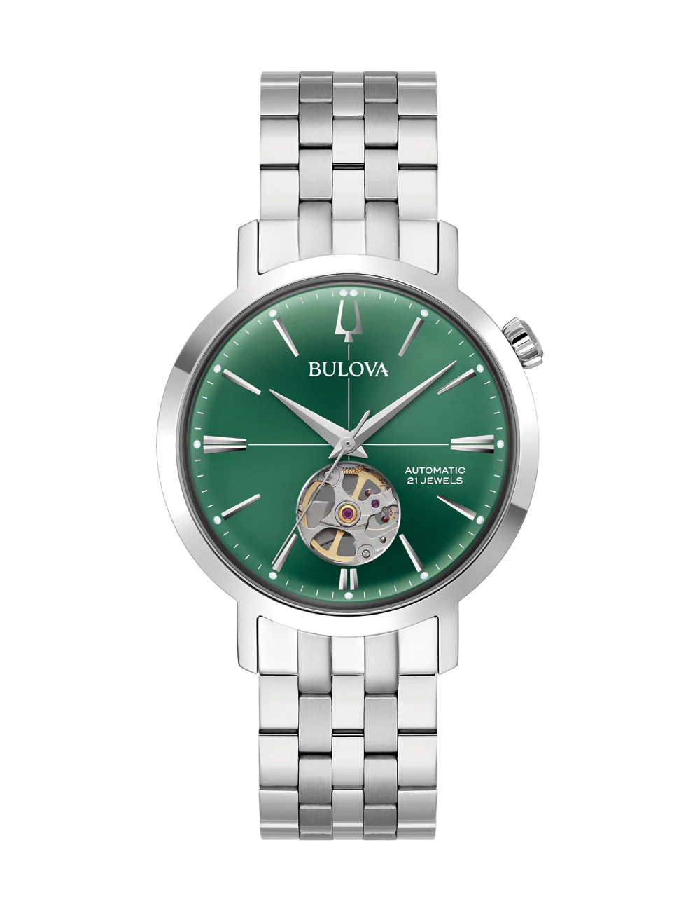 OROLOGIO BULOVA AEROJET CON QUADRANTE VERDE AUTOMATICO 38 MM