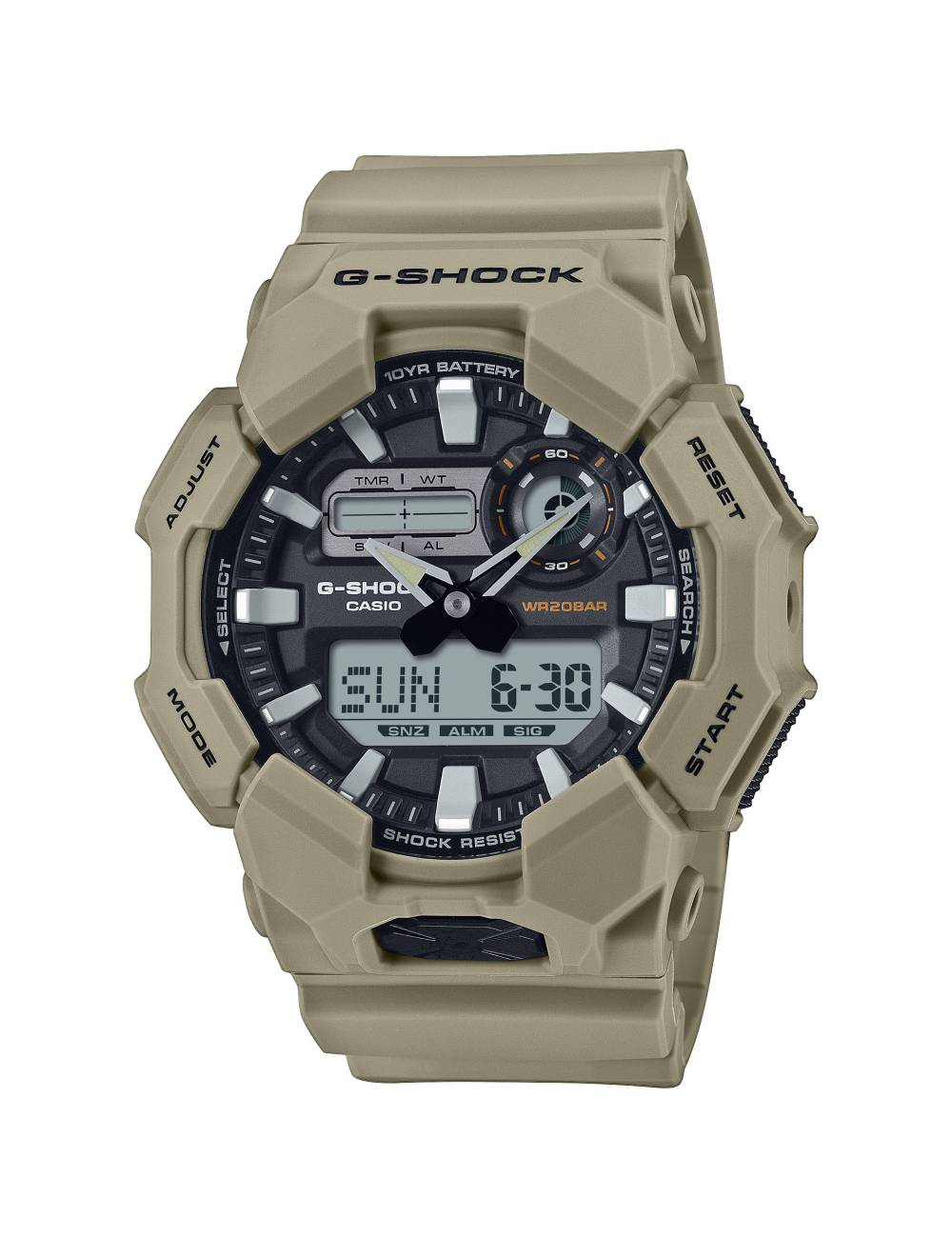 Orologio G-Shock da Uomo Serie GA-010 Color Sabbia In Resina