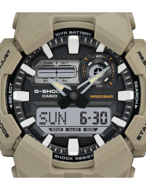 Orologio G-Shock da Uomo Serie GA-010 Color Sabbia In Resina