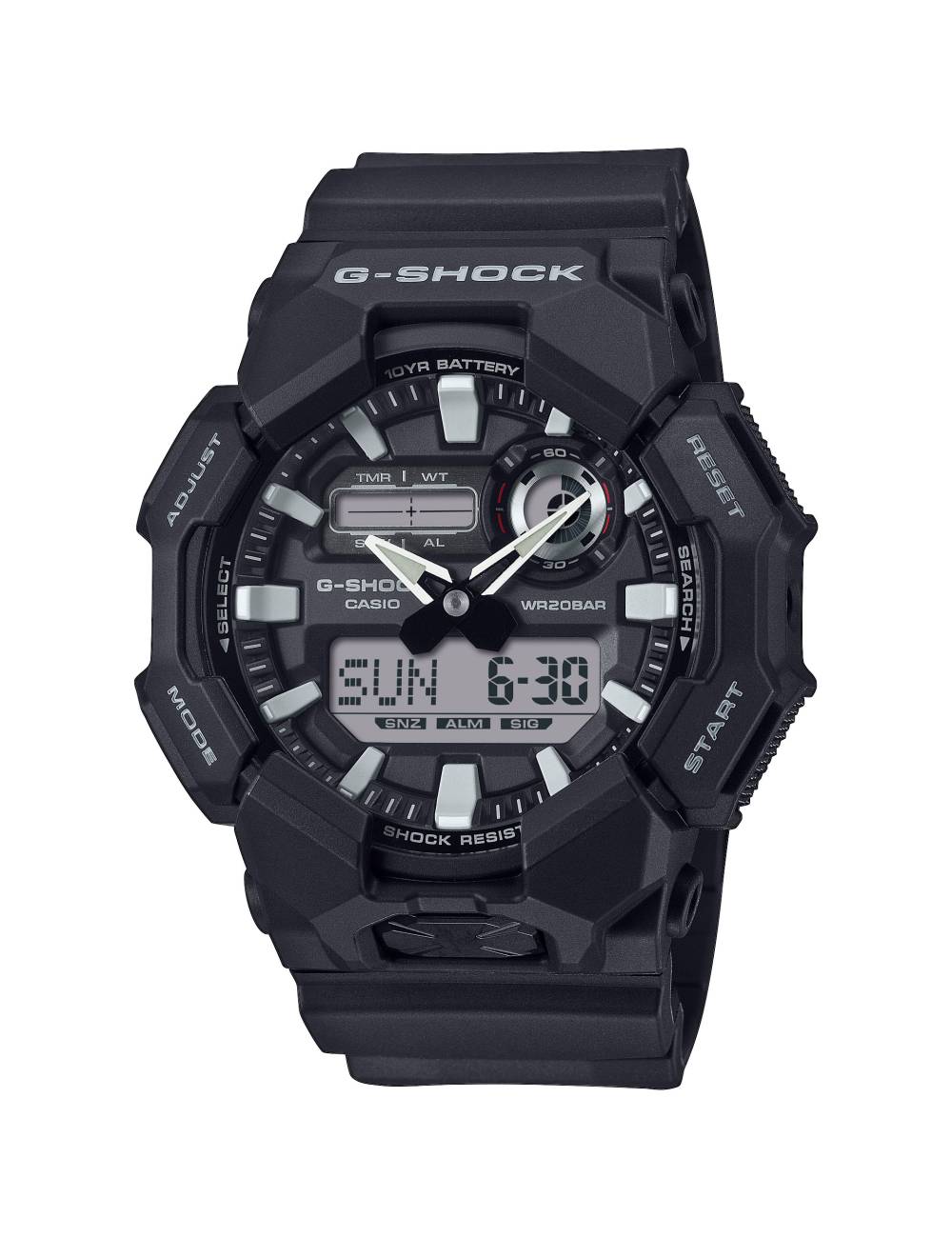 Orologio G-Shock da Uomo Serie GA-010 Nero in Resina