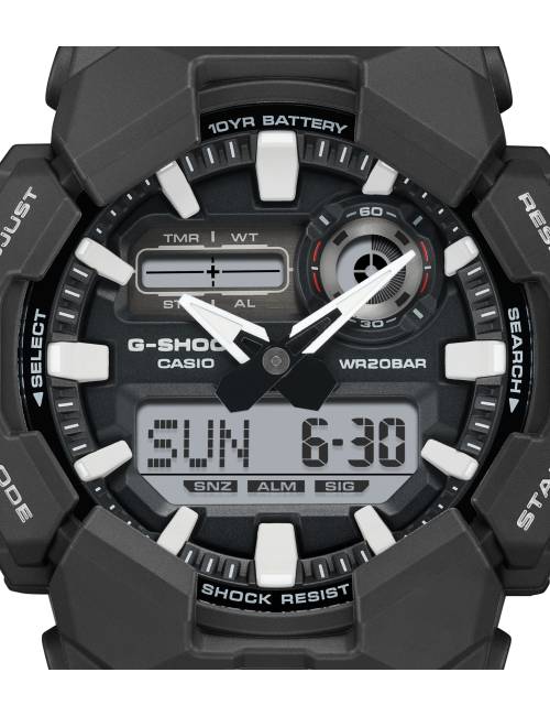 Orologio G-Shock da Uomo Serie GA-010 Nero in Resina