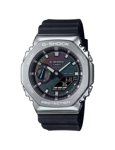 Orologio G-Shock Serie G-Steel Cassa Acciaio con Cinturino Caucciù Quadrante Wall