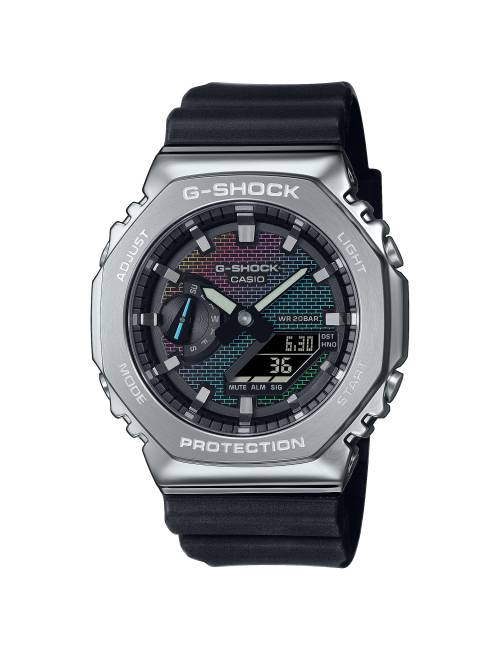 Orologio G-Shock Serie G-Steel Cassa Acciaio con Cinturino Caucciù Quadrante Wall