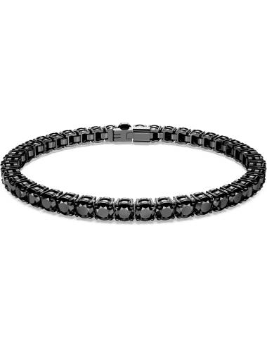 Bracciale Swarovski Tennis Matrix con Cristalli Neri