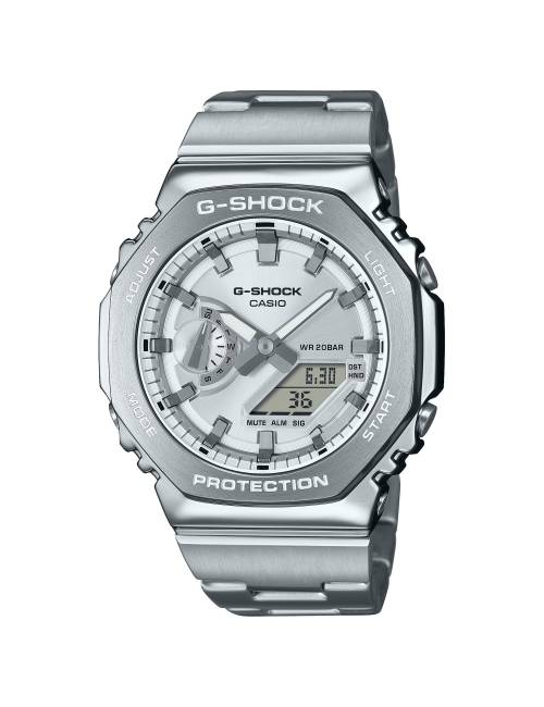 Orologio G-Shock da Uomo in Acciaio con Quadrante Silver