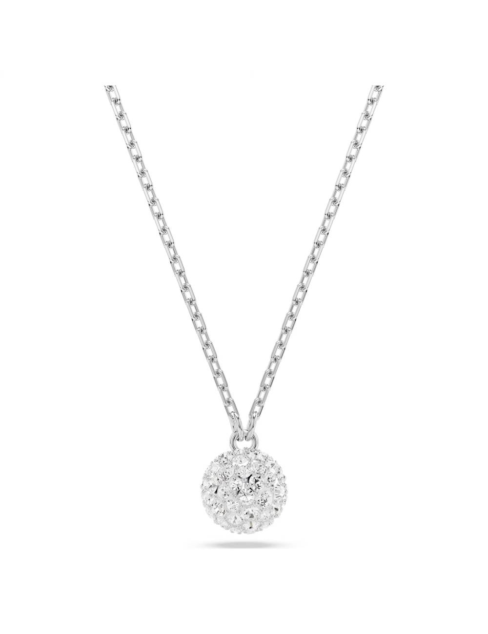 Collana Swarovski Dextera Pendente con Sfera in Pavè di Cristalli