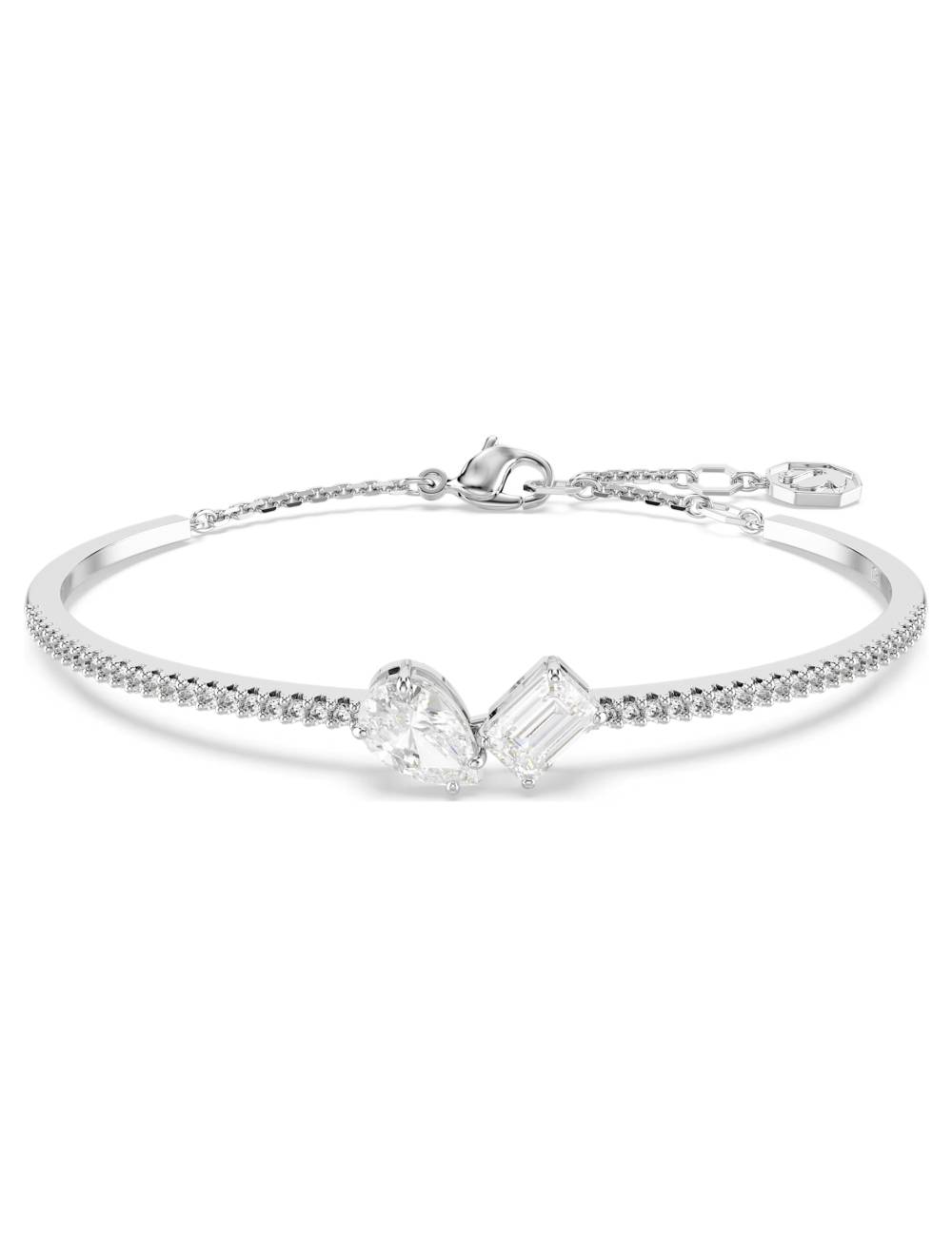 Bracciale Swarovski Rigido Mesmera con Cristalli di Diverso Taglio