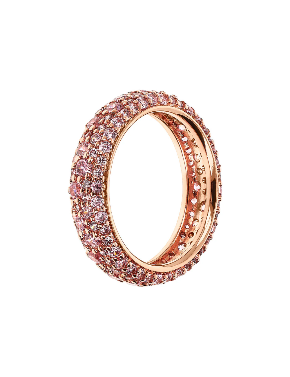 Anello Bronzallure Veretta in Pavé di Cubic Zirconia