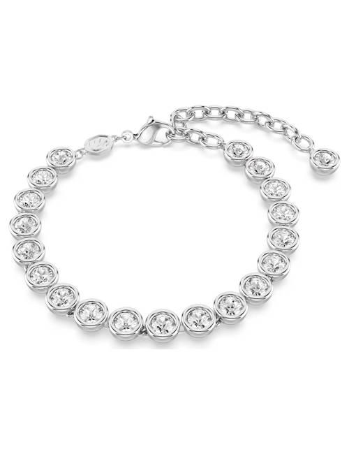 Bracciale Tennis Swarovski Imber Placcato Rodio