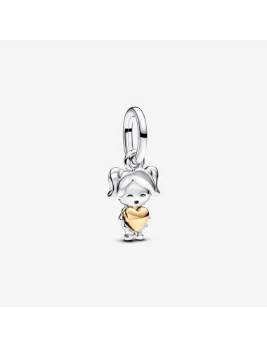 Charm Pandora Pendente Bimba Felice